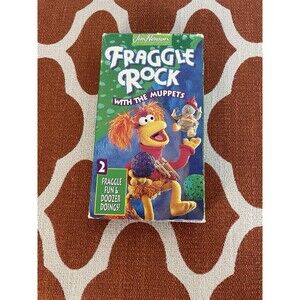 VTG Fraggle Rock with the Muppets #2: Fraggle Fun & Doozer Doings VHS Tape Video